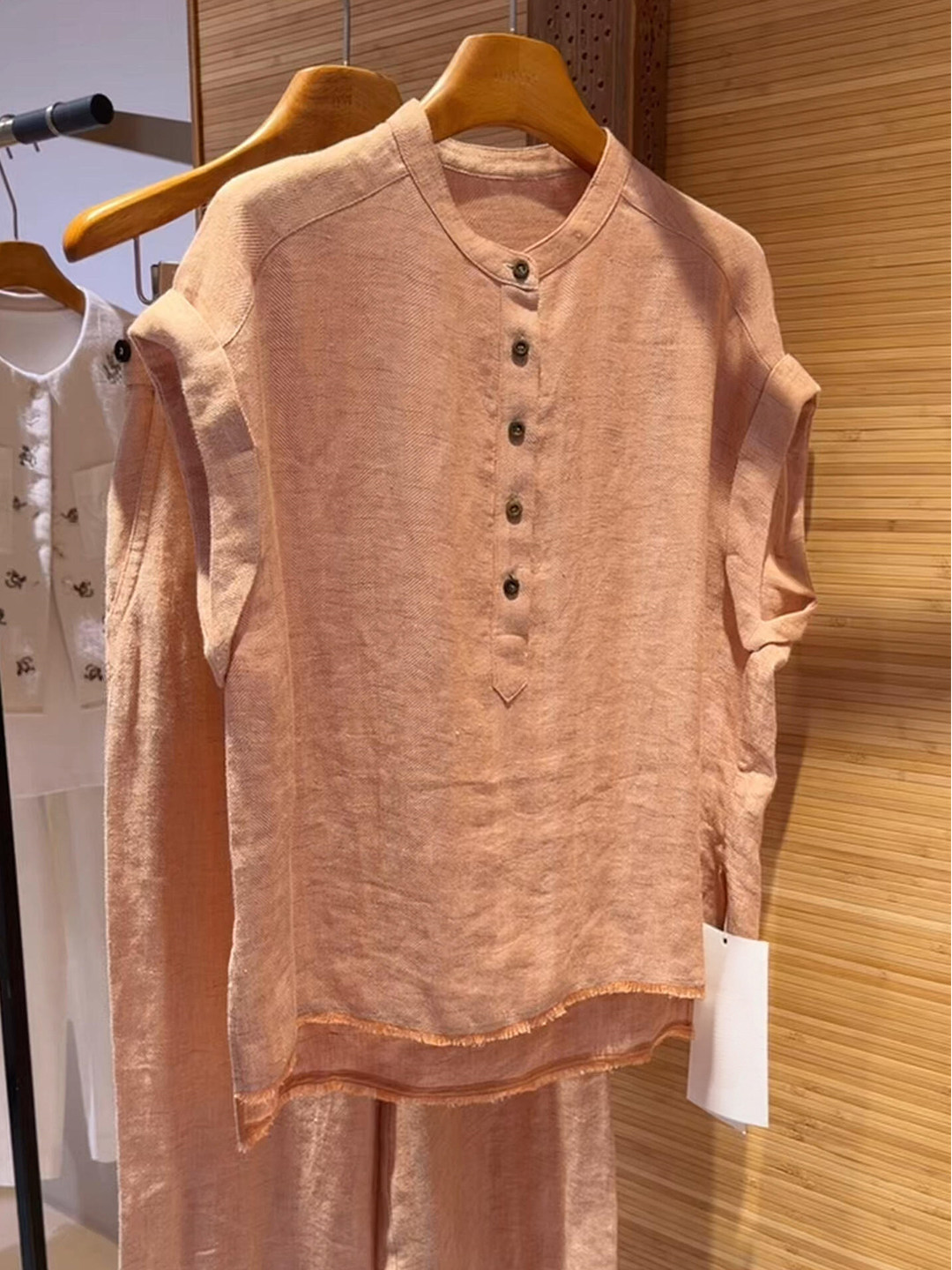 Linen Pant Wide - High-End Linen Cotton Shirt Set Women