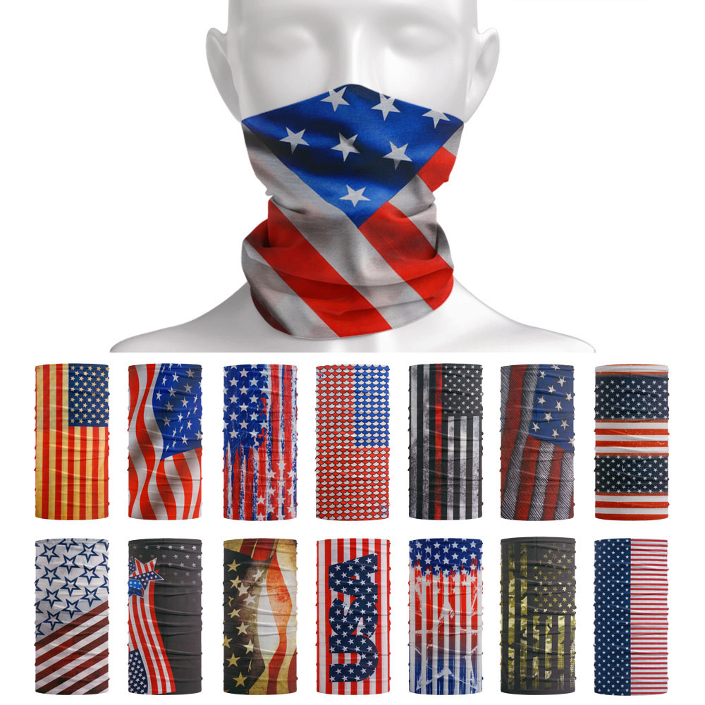 USA Flag Pattern Sun Protectiv - огляд і ціна Headband Summer Knit