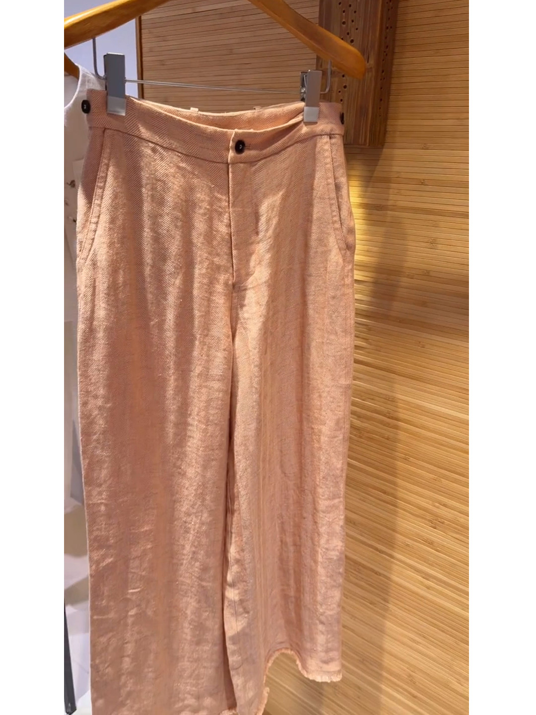 High-End Linen Cotton Shirt Se - огляд і ціна Linen Pant Wide