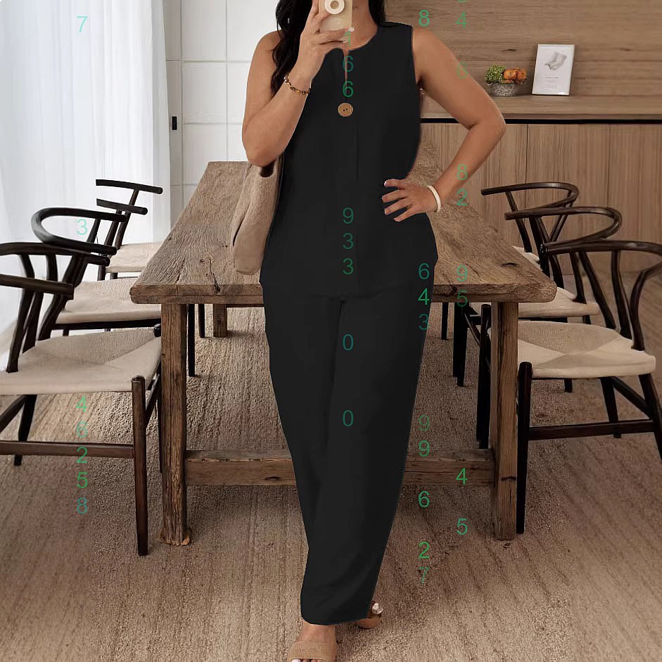Comfortable Loose Top Wide Leg - огляд і ціна Linen Pant Wide