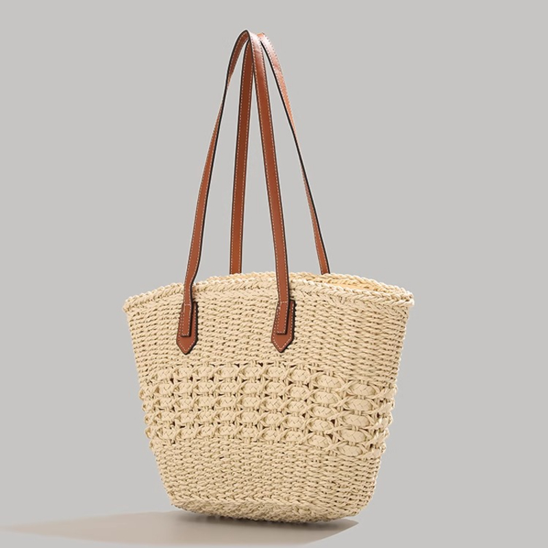 Extra-Large Foldable Straw Tot - огляд і ціна Tote Bag Beach