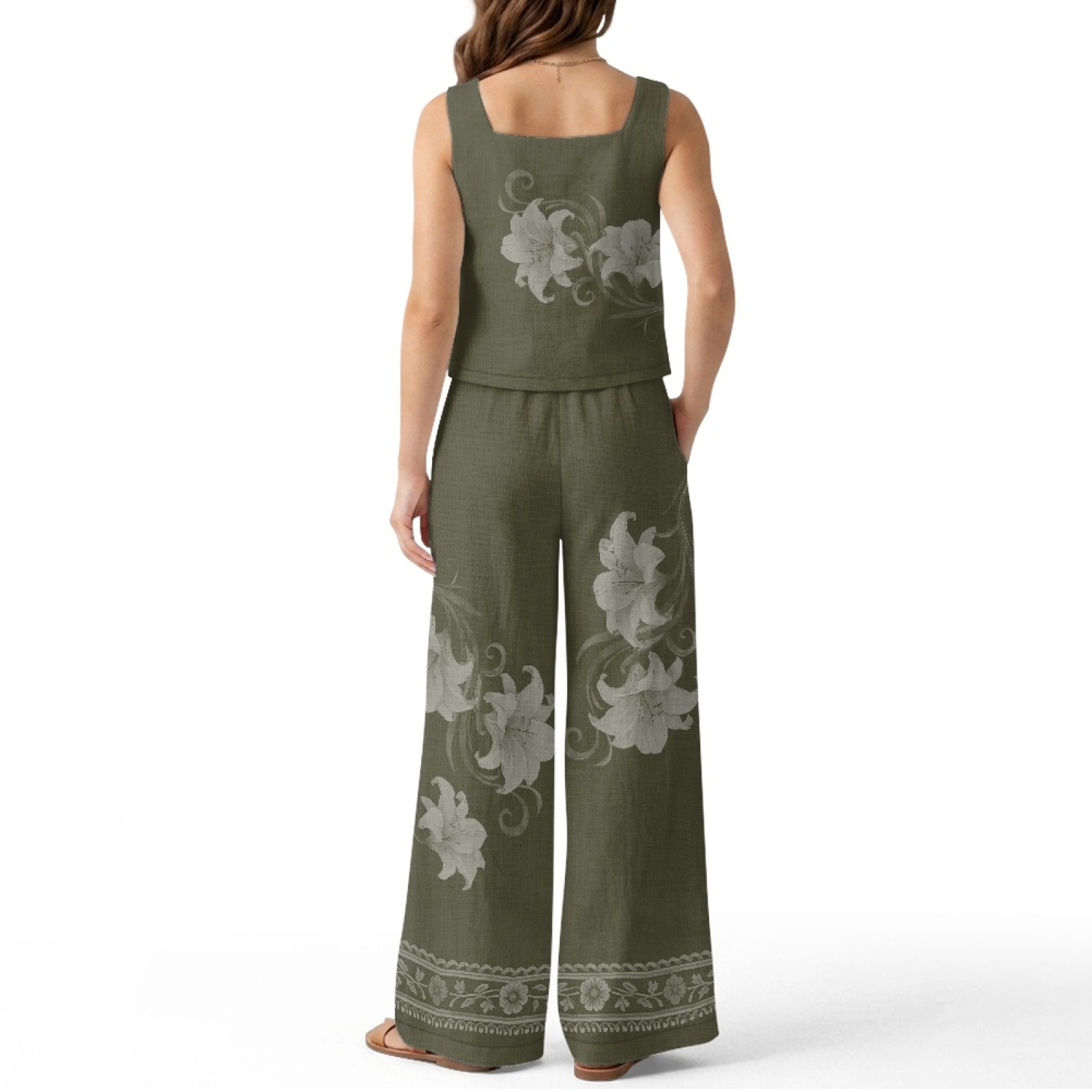 INSTANTARTS Women’s Linen Vest - огляд і ціна Linen Pant Wide