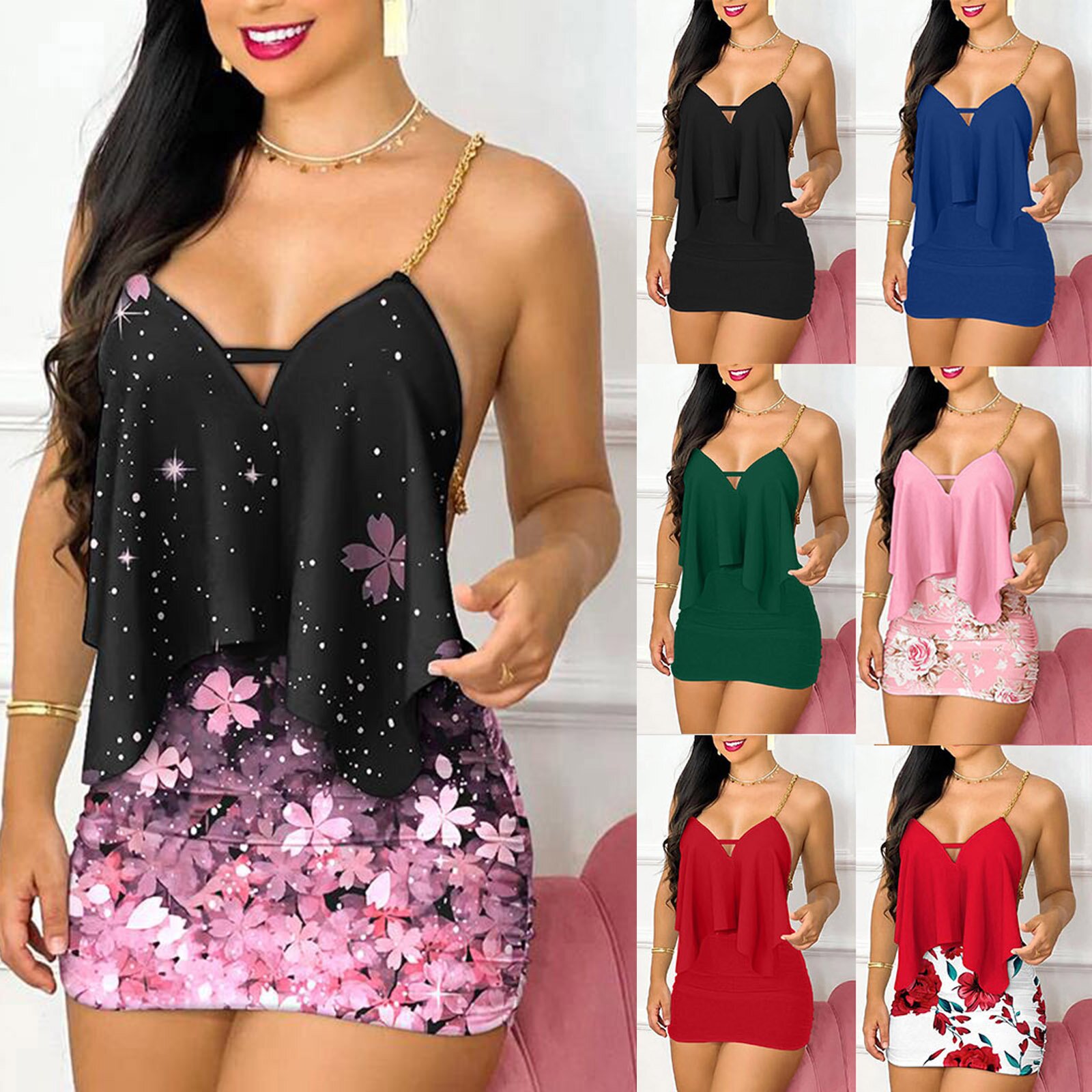 Womens Dresses Summer Fashion  - огляд і ціна Maxi Dress Halter