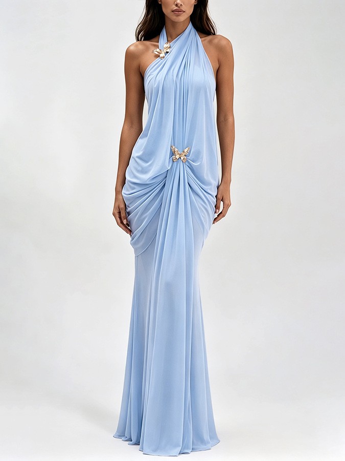 Women's Elegant Off Shoulder H - огляд і ціна Maxi Dress Halter