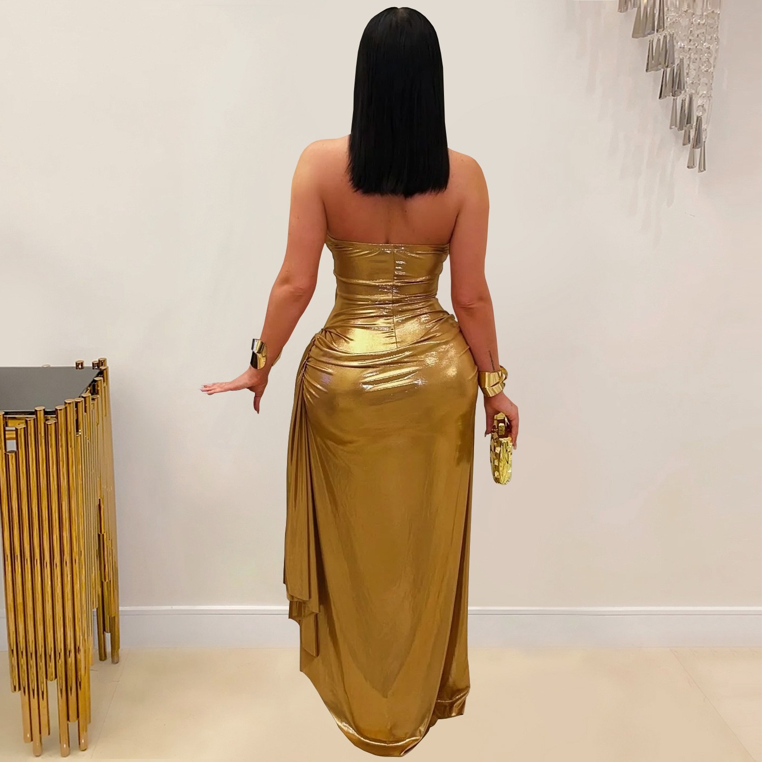 Wedding Guest Dress Evening Ha - огляд і ціна Maxi Dress Halter