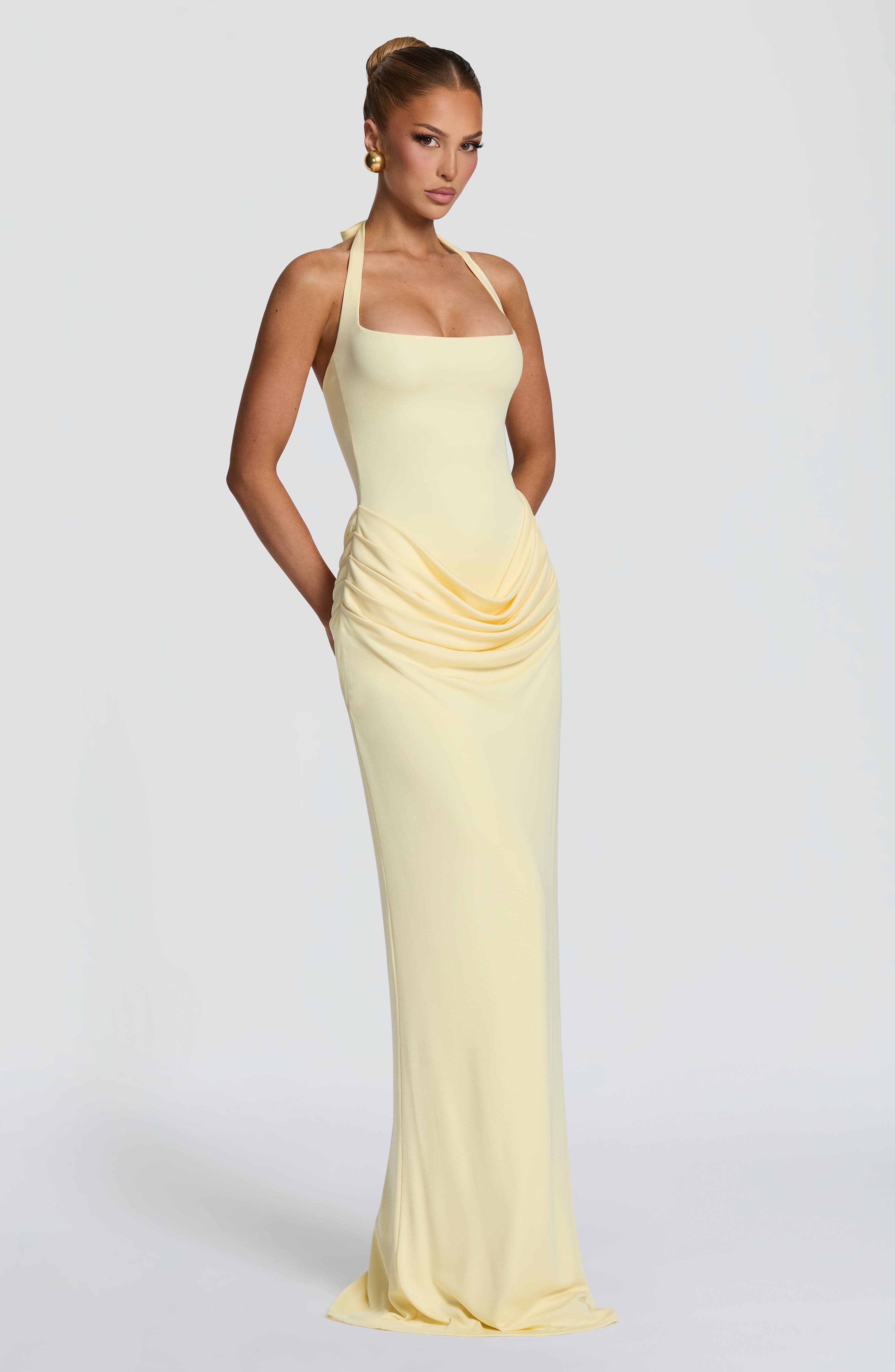 Halter Square Neck Maxi Dress  - огляд і ціна Maxi Dress Halter
